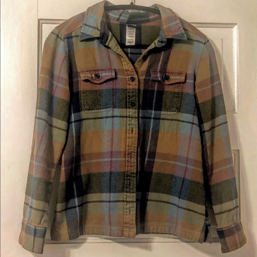 Patagonia Plaid Flannel shirt Sz 2